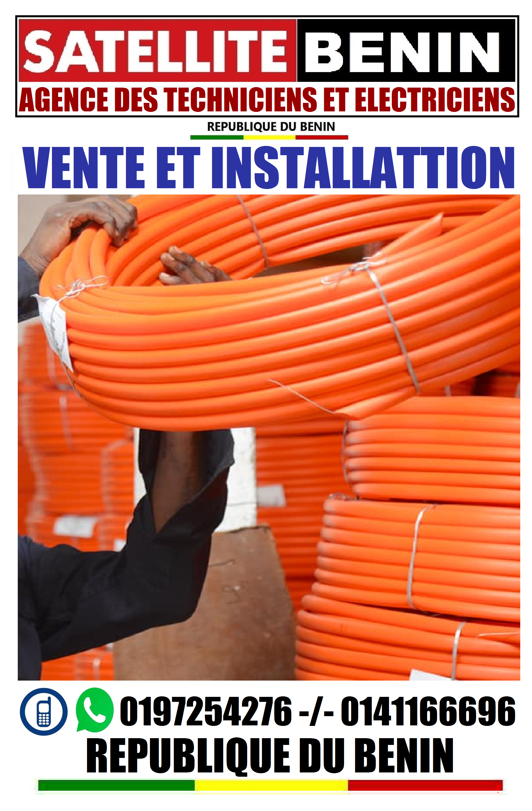 VENTE ET INSTALLATION DES EQUIPEMENTS ELECTRIQUE PARTOUT AU BENIN VENTE ET INSTALLATION DES EQUIPEMENTS ELECTRIQUE PARTOUT AU BENIN