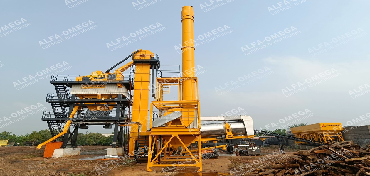 Centrale de mélange d'asphalte – Production efficace Centrale de mélange d'asphalte – Production efficace