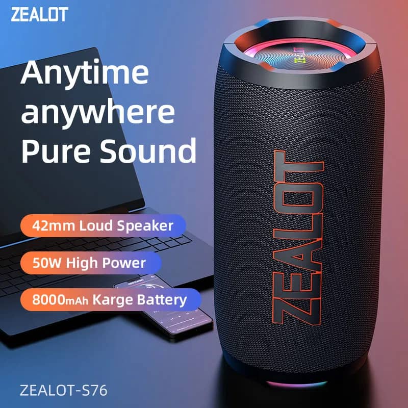 Haut-parleur bluetooth zealot-S76 50w Haut-parleur bluetooth zealot-S76 50w