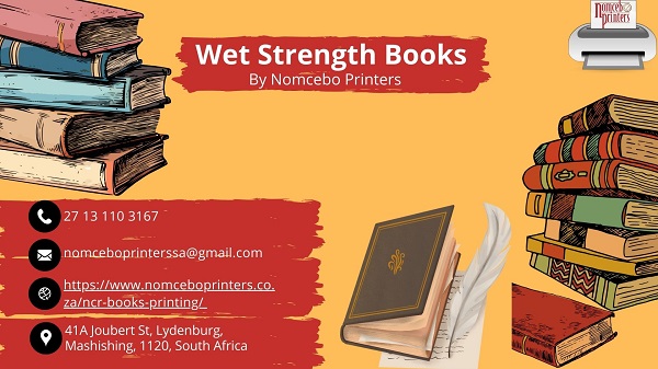 Strong and Reliable Wet Strength Books for Demanding Conditions Strong and Reliable Wet Strength Books for Demanding Conditions