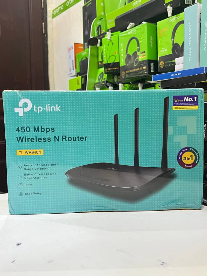 Routeur WiFi N 450 Mbps TL-WR940N TP-LINK Routeur WiFi N 450 Mbps TL-WR940N TP-LINK