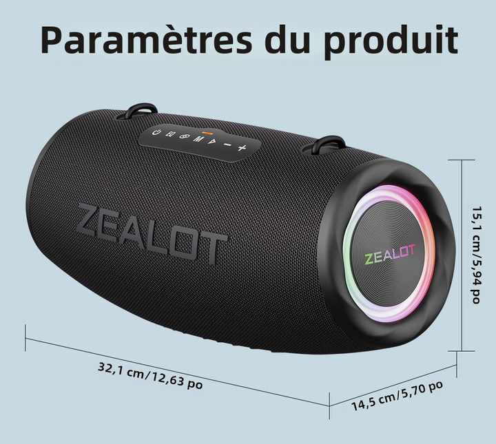 Haut-parleur bluetooth zealot-S87 80w