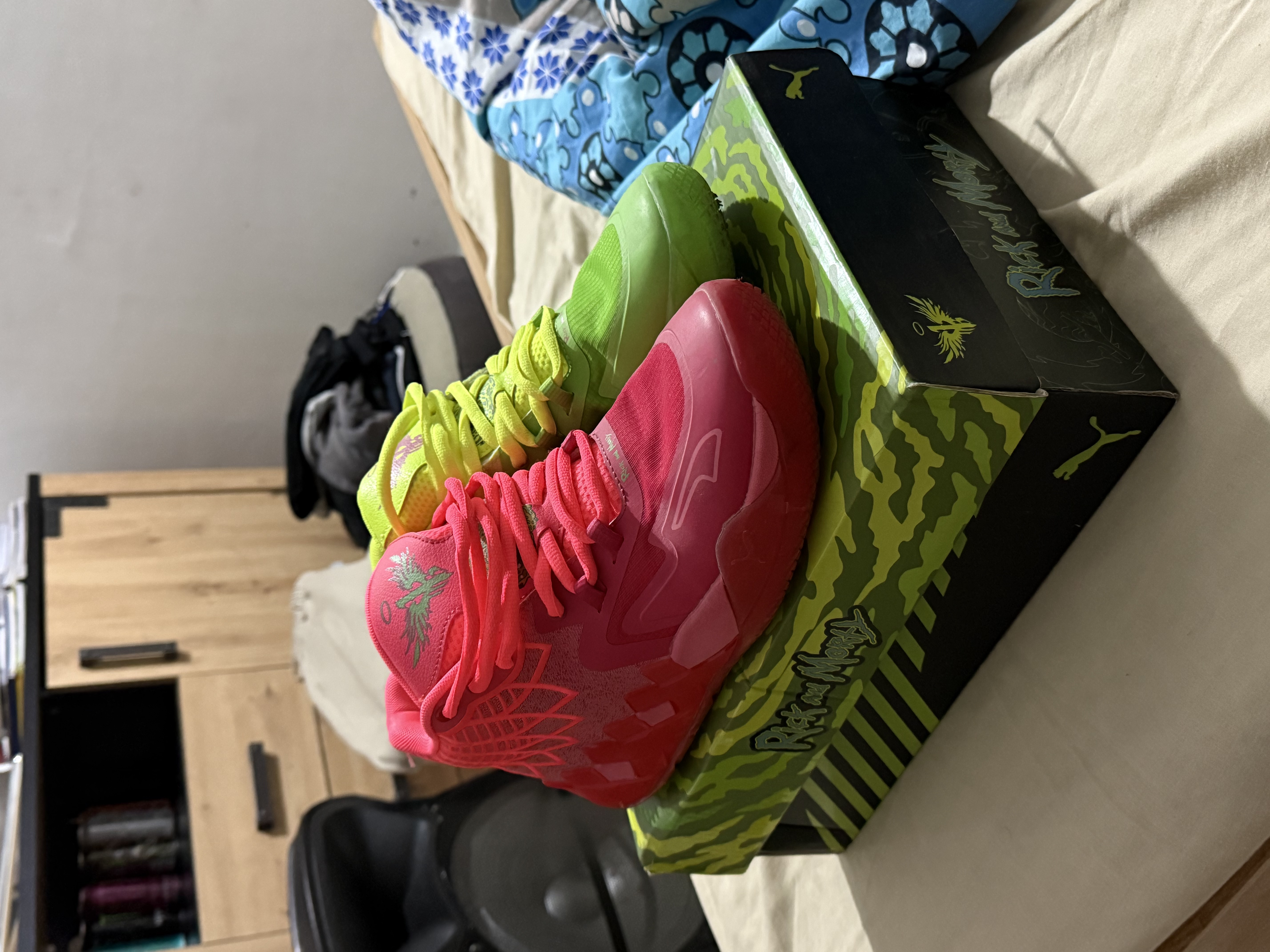 Lamelo ball x Rick and Morty