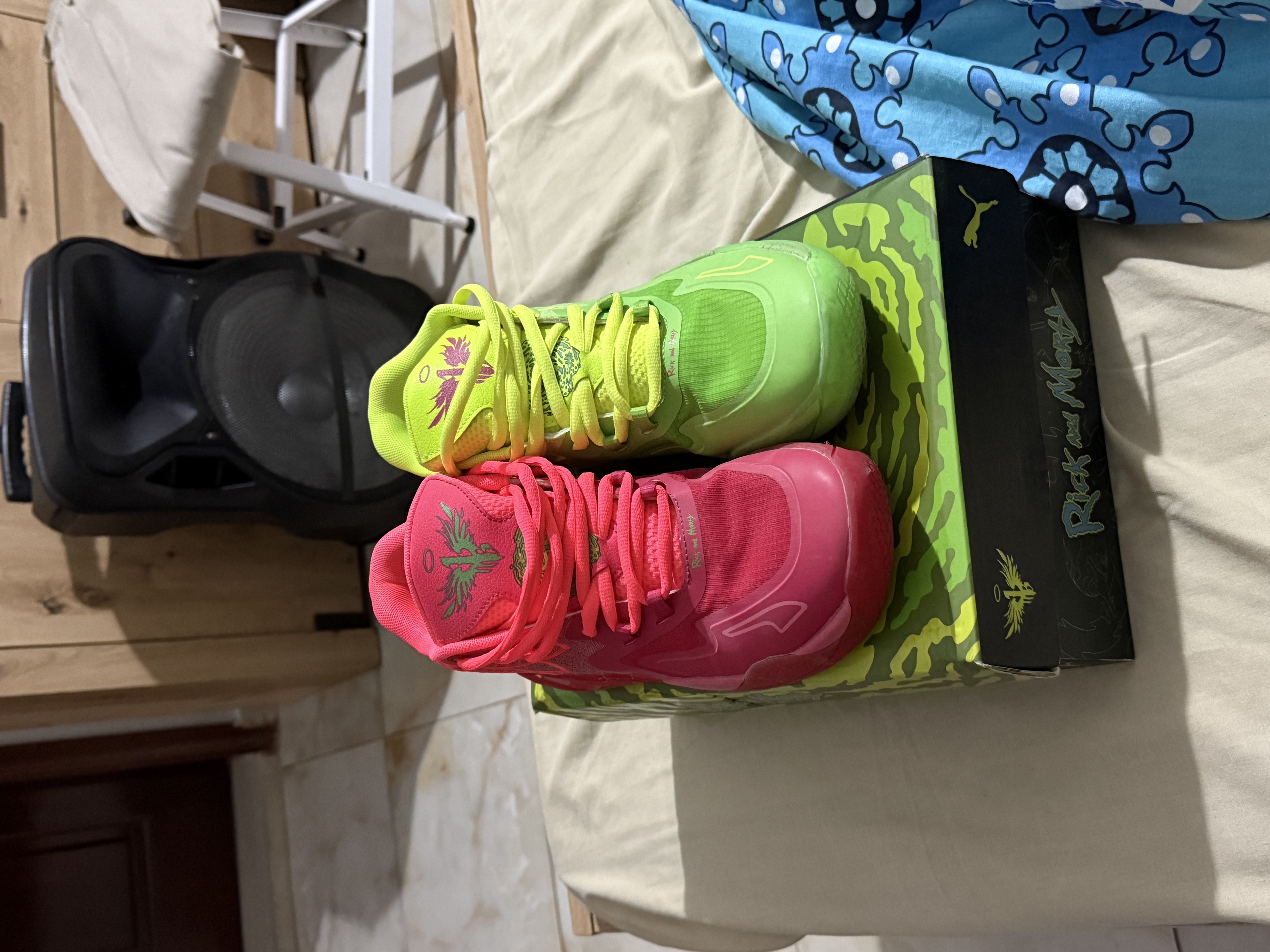 Lamelo ball x Rick and Morty