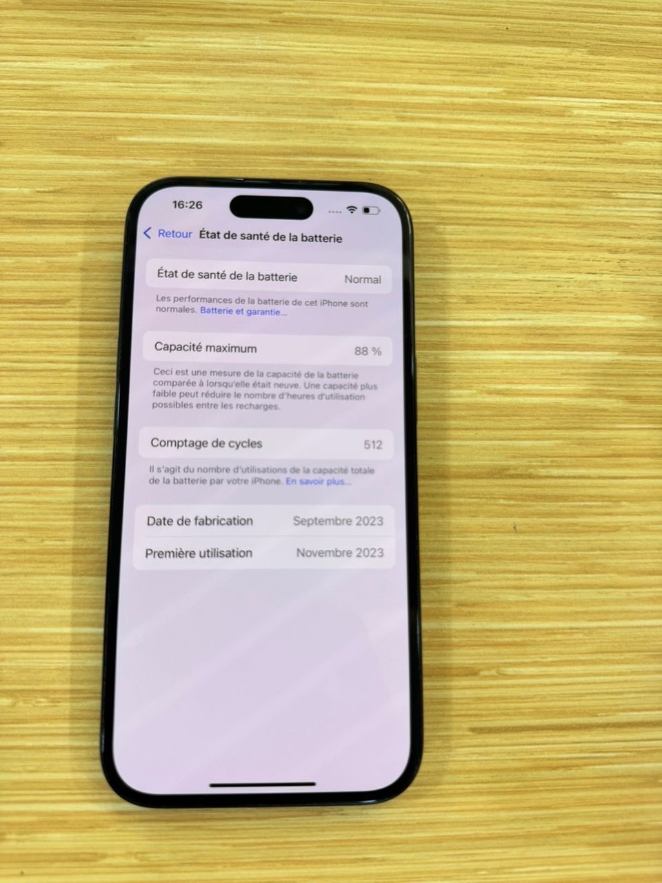 *iphone 15 128giga tout passe propre 370.000