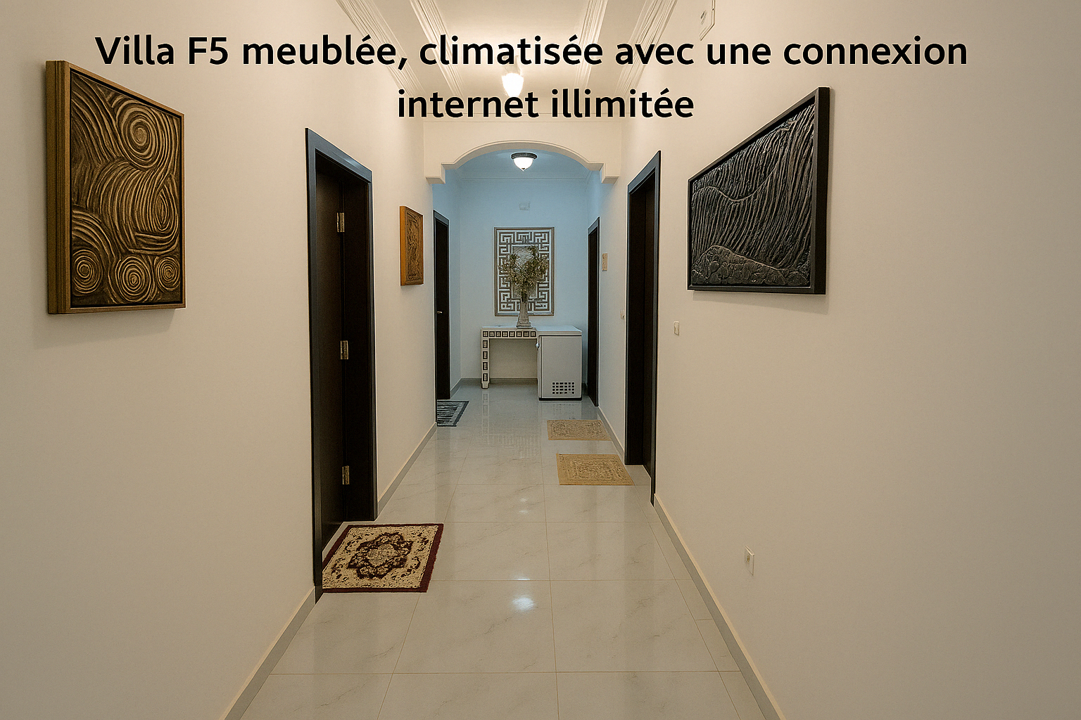 À LOUER – Superbe Villa F5 Meublée à Haramous, Djibouti À LOUER – Superbe Villa F5 Meublée à Haramous, Djibouti