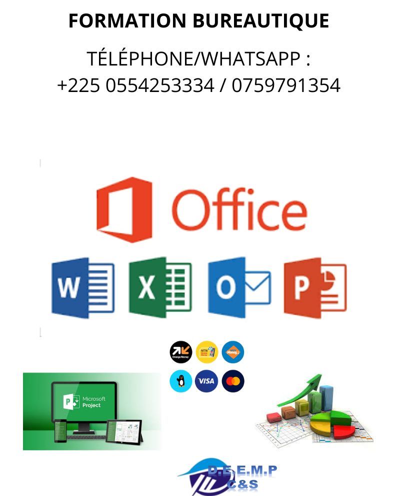 Formation bureautique avec Microsoft office