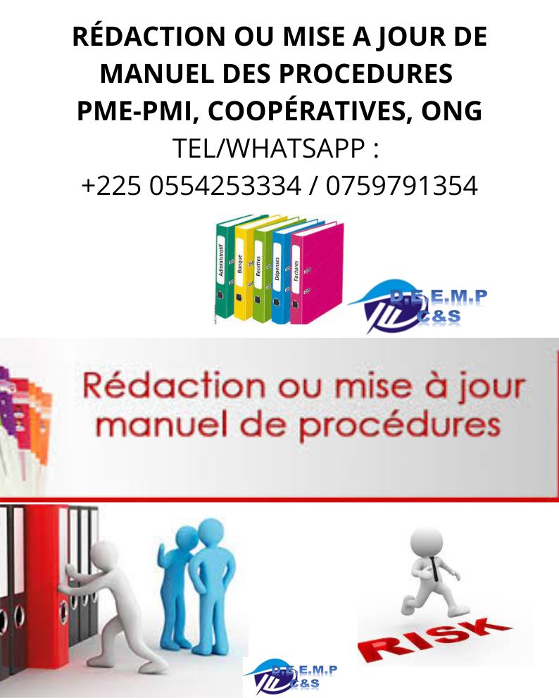Offre de Service : « Mise en Place de Procédures Administratives et Comptables » Offre de Service : « Mise en Place de Procédures Administratives et Comptables »