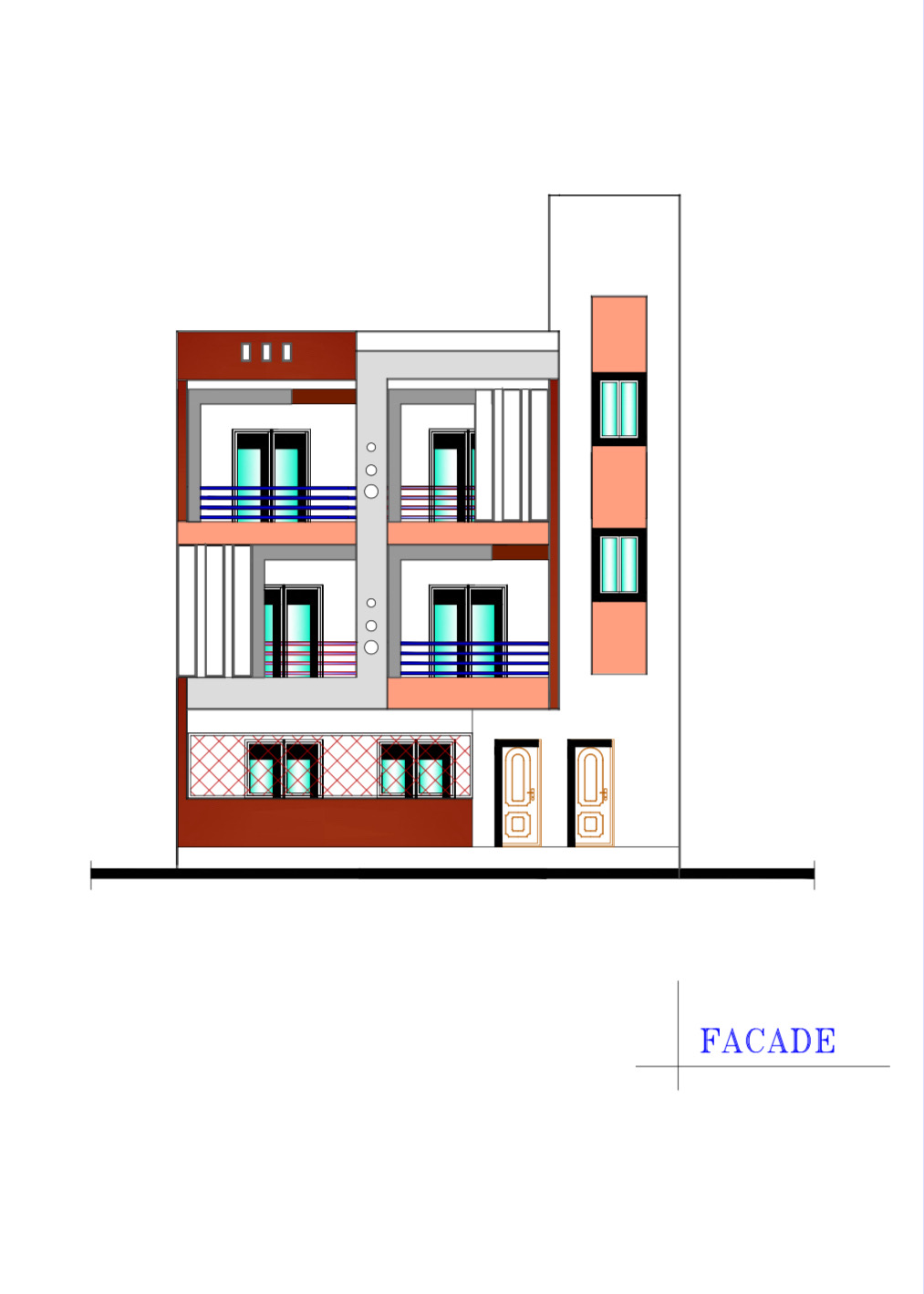 Architecte, dessinateur, concepteur, plan, maison