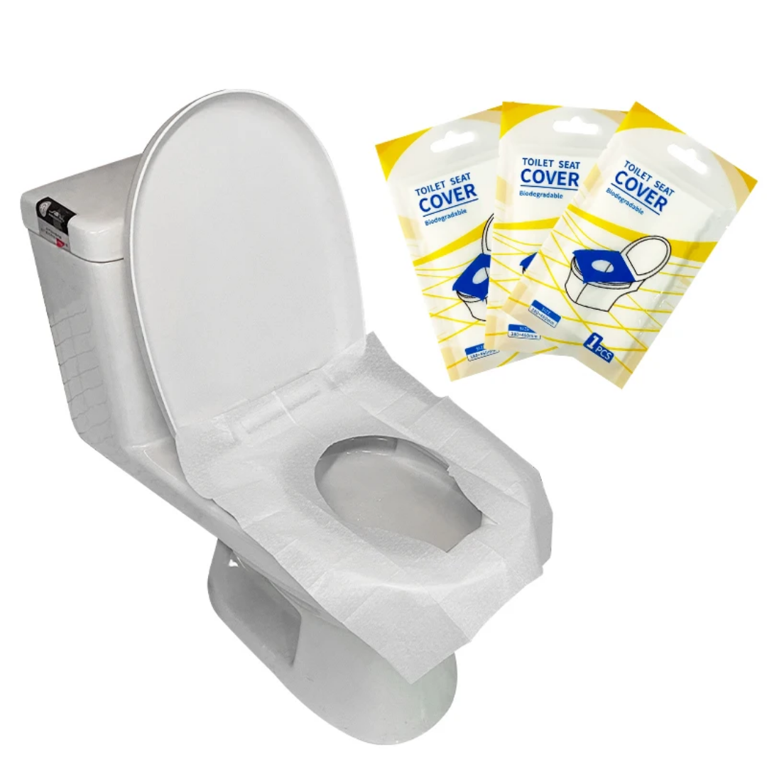 Housse hygiénique de siège de toilette (jetable) Housse hygiénique de siège de toilette (jetable)