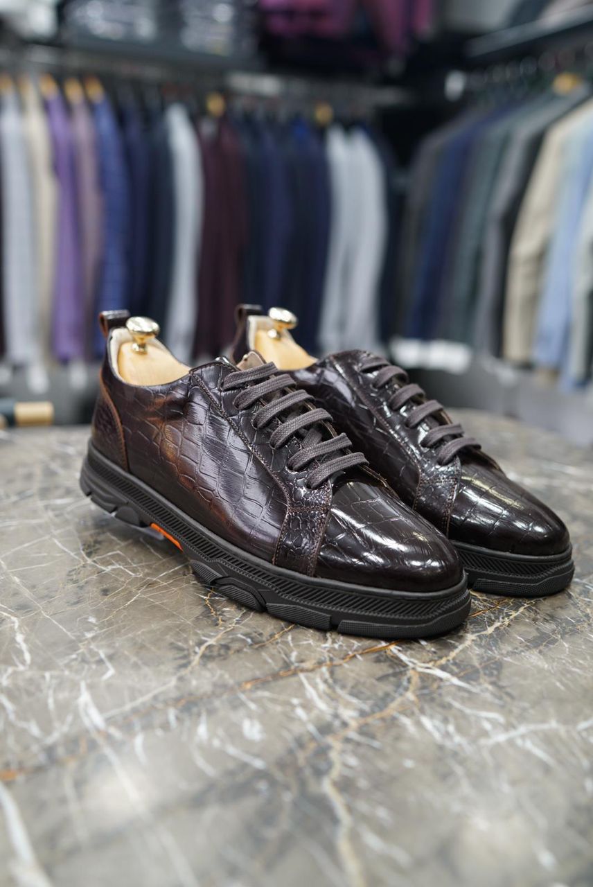 Chaussures homme cuir crocodile - Élégance & puissance à vos pieds Chaussures homme cuir crocodile - Élégance & puissance à vos pieds