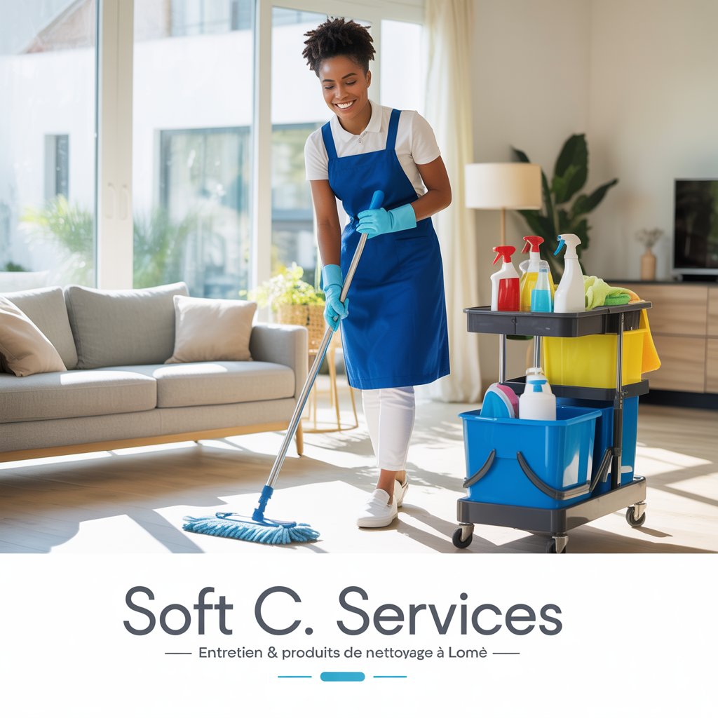 SOFT C. SERVICES – L’expert du nettoyage et des produits d’entretien à Lomé !