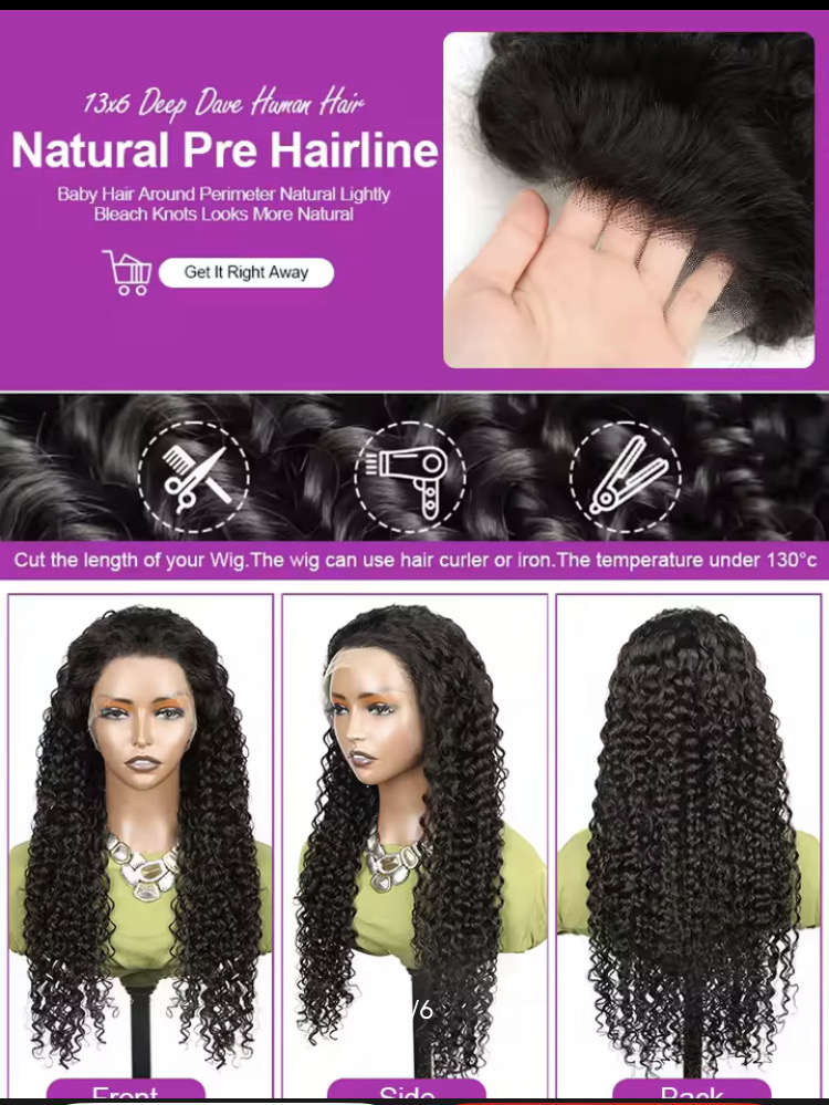 Perruque Transparente