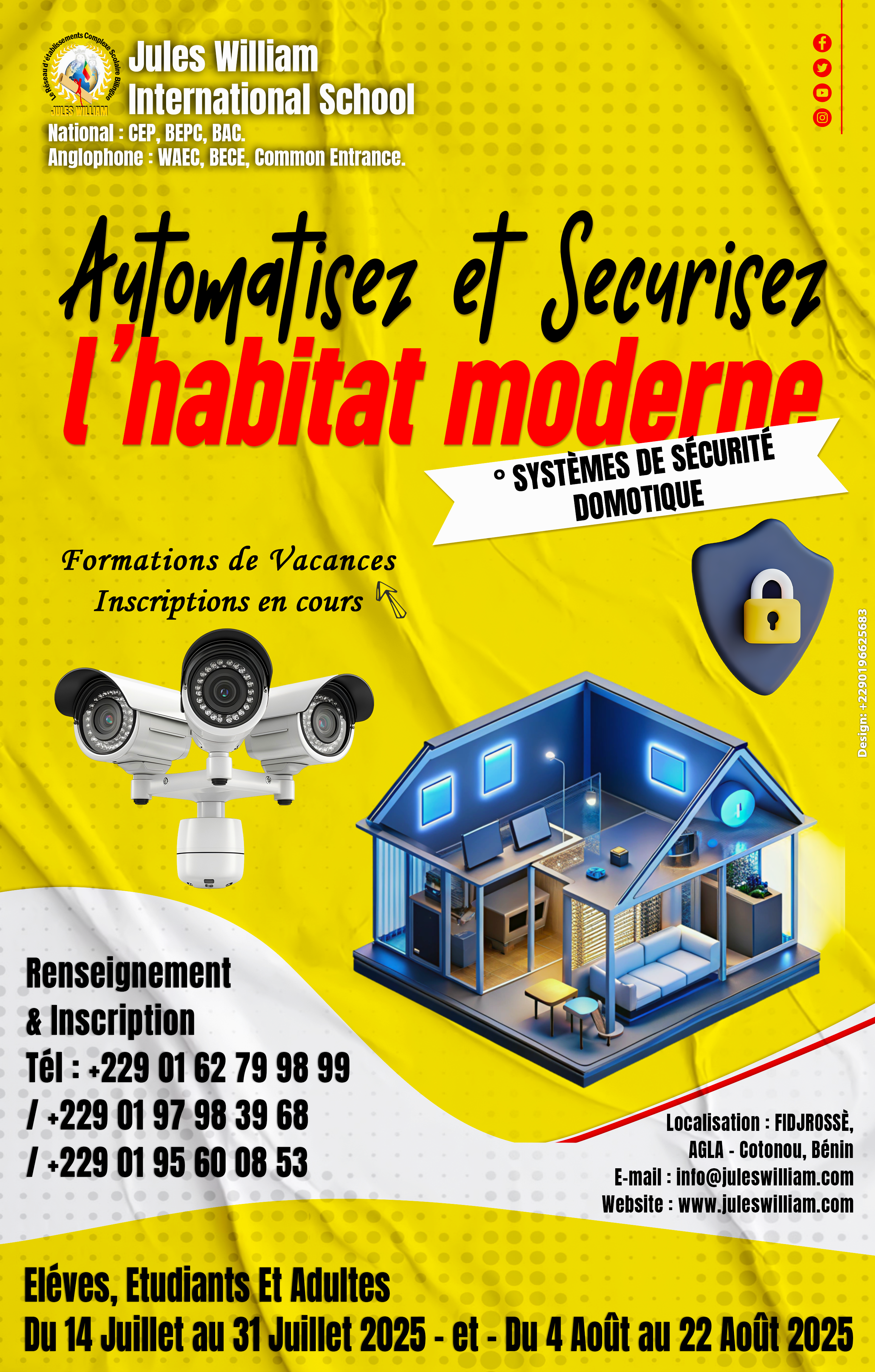 Formations Tech Été 2025 pour Jeunes – Dessin, Robotique, Dev Mobile, Electro & + chez Jules William