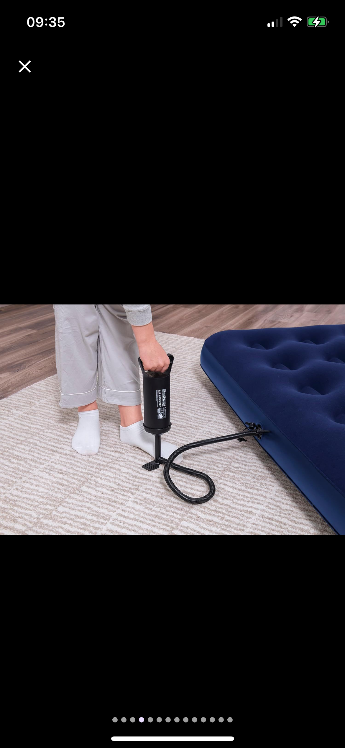 matelas gonflable +pompe