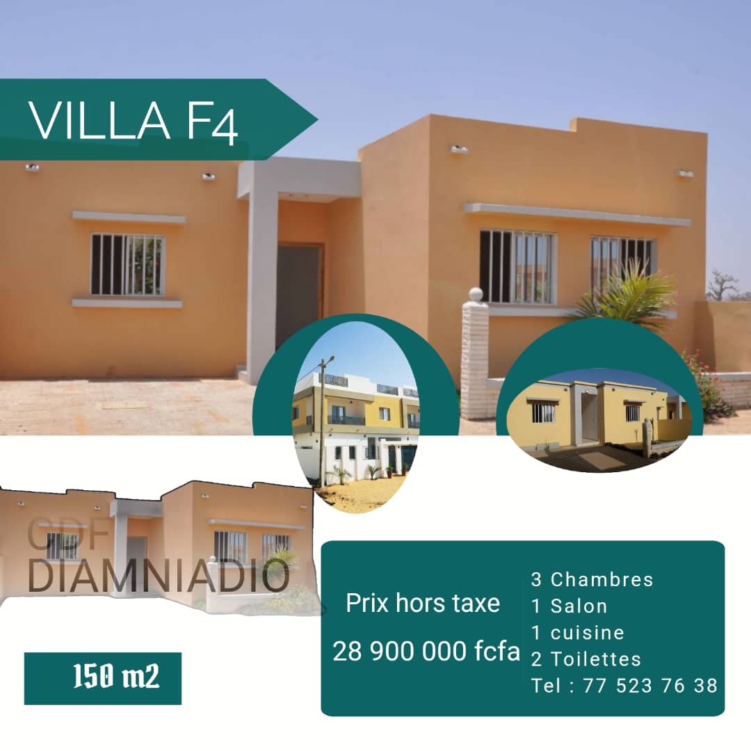 VILLA A VENDRE A DIAMNIADIO