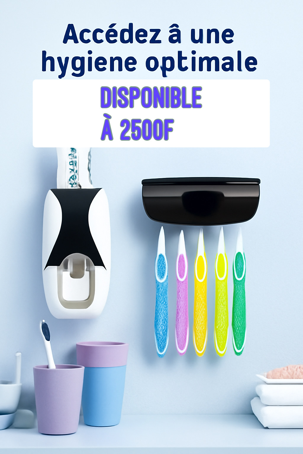 Accessoire moderne pour une salle de bain impeccable !