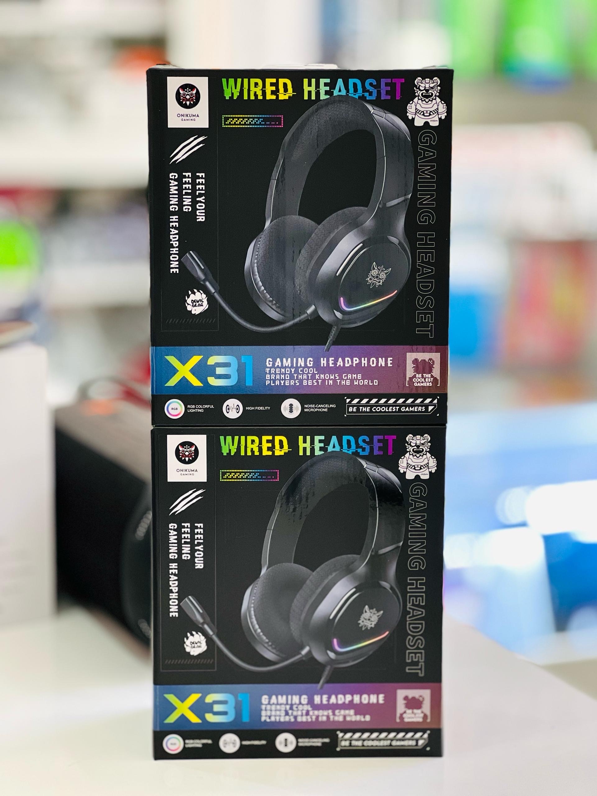 ONIKUMA X31 – Le casque GAMING filaire pour dominer la partie