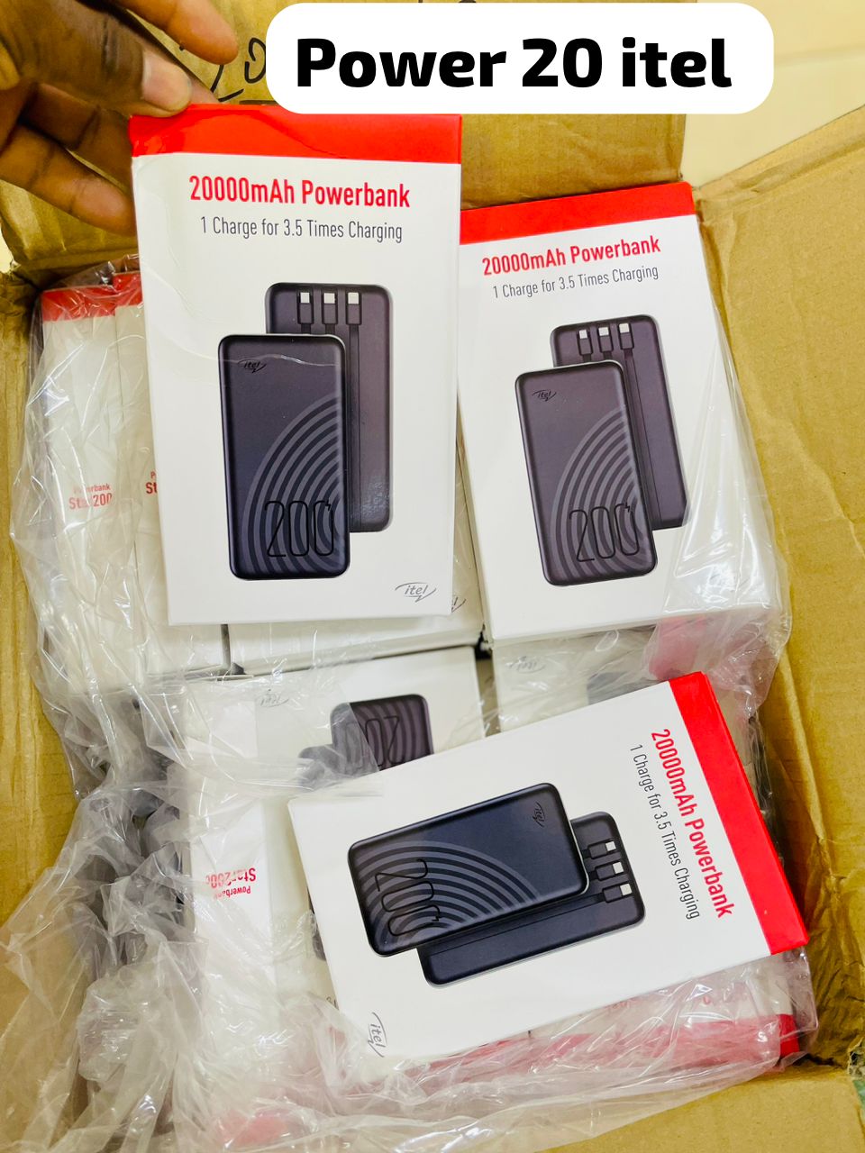 Power Bank ITEL 20 000mAh – Neuf et Original Power Bank ITEL 20 000mAh – Neuf et Original