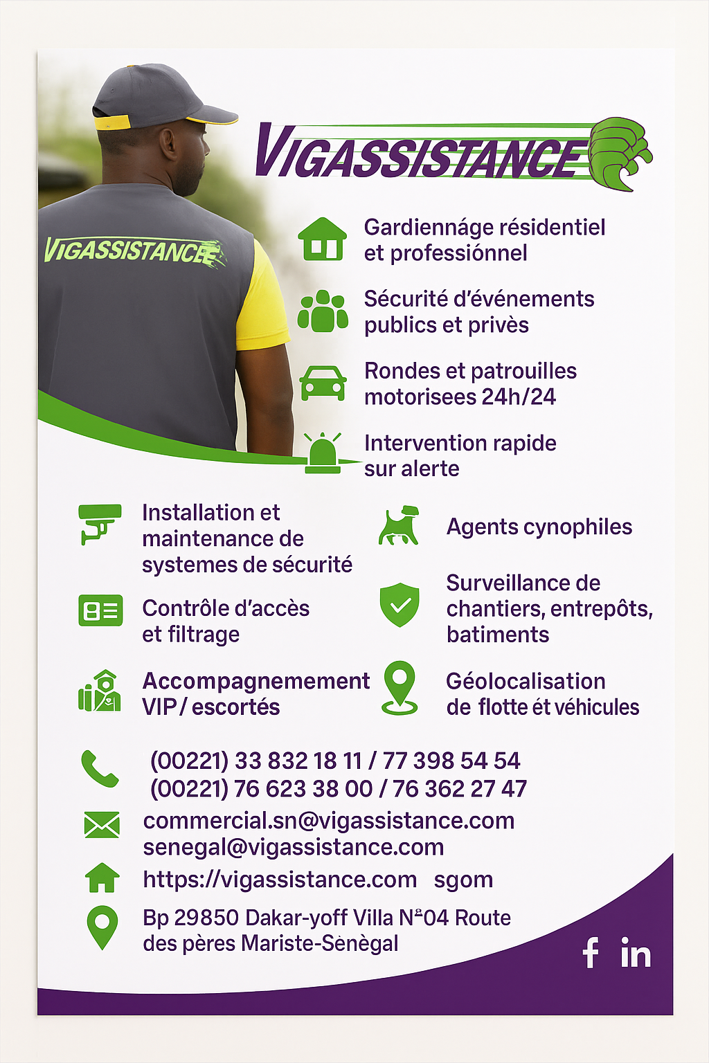 servives et systeme de securite