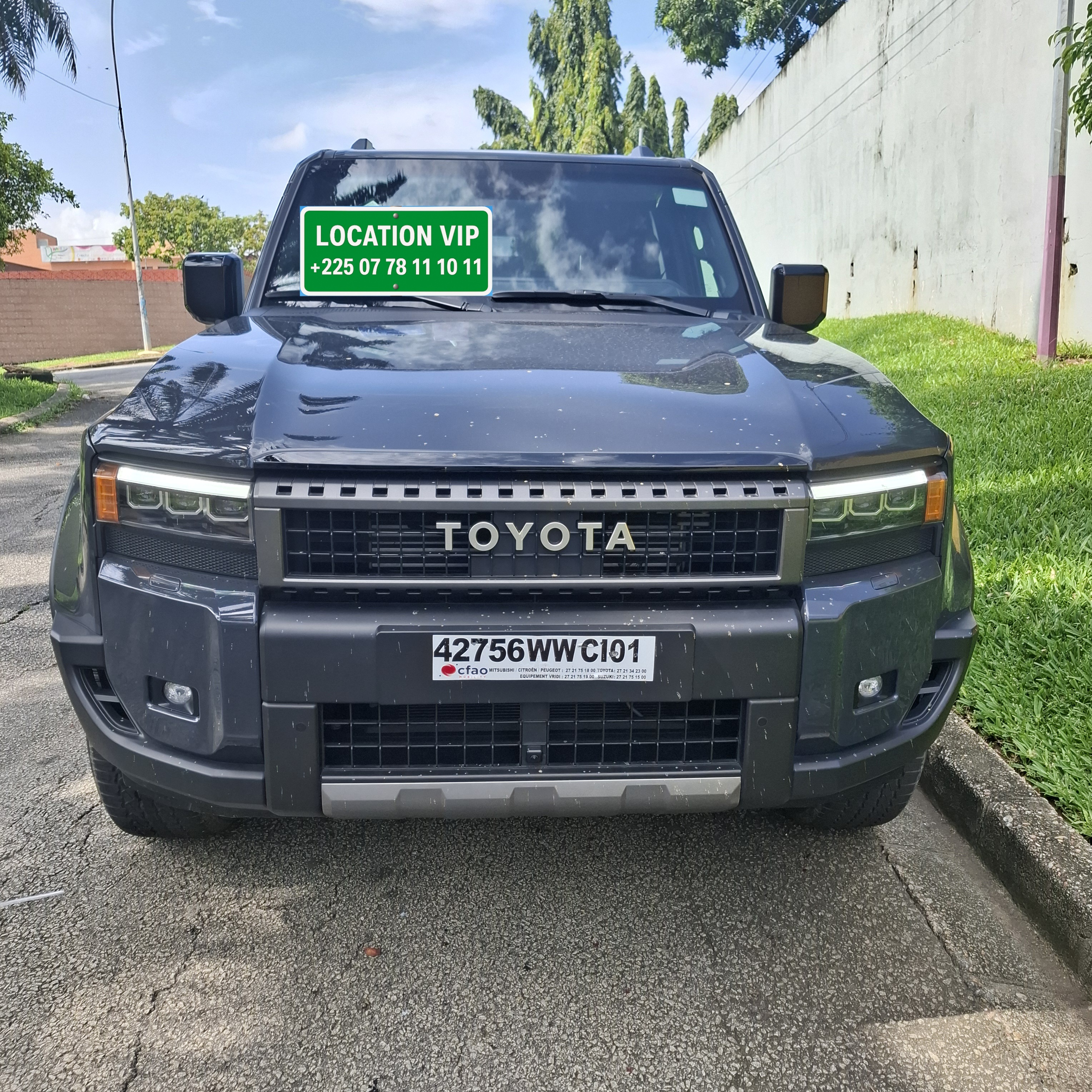 Location Toyota Land Cruiser Prado- Location Prado VIP Abidjan