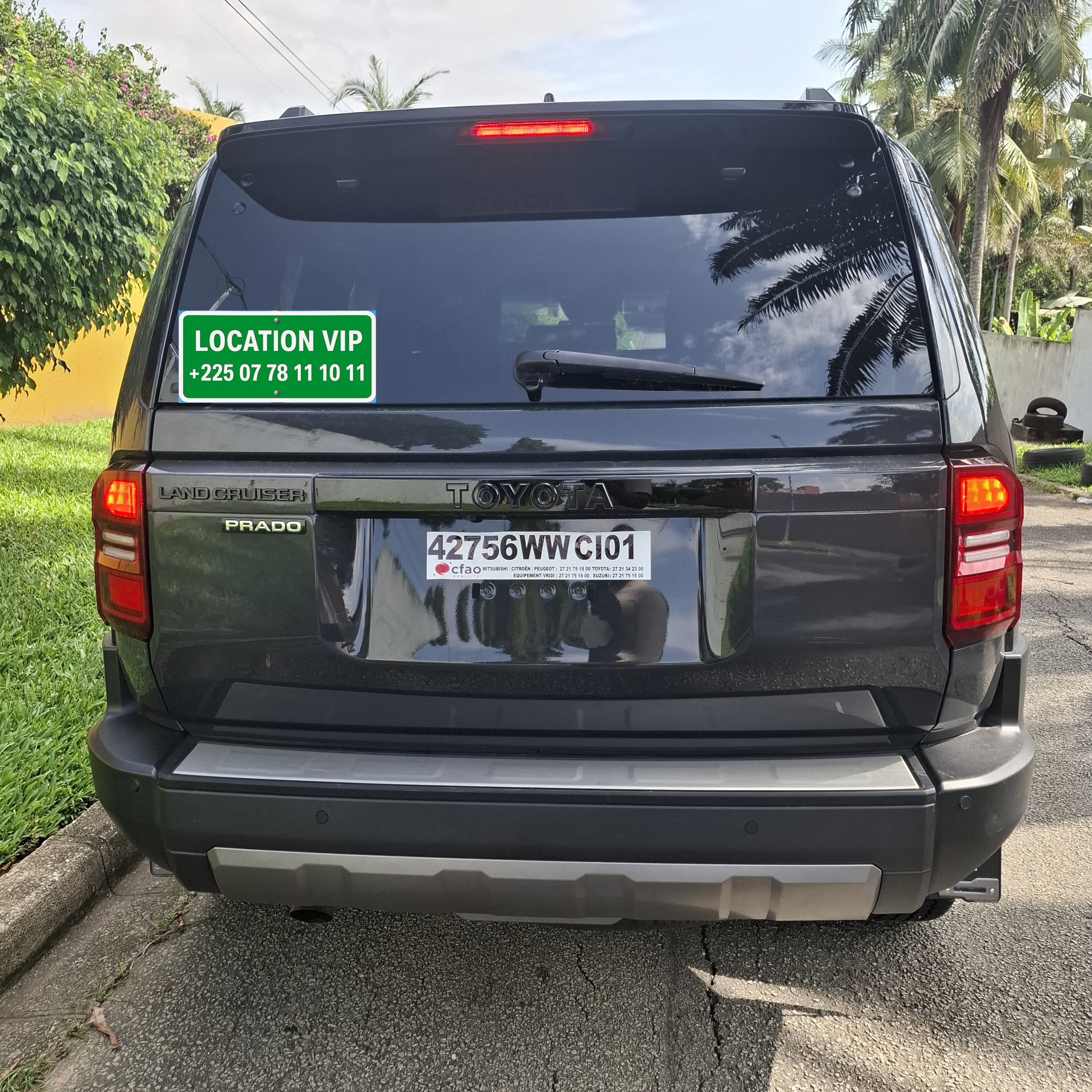 Location Toyota Land Cruiser Prado- Location Prado VIP Abidjan