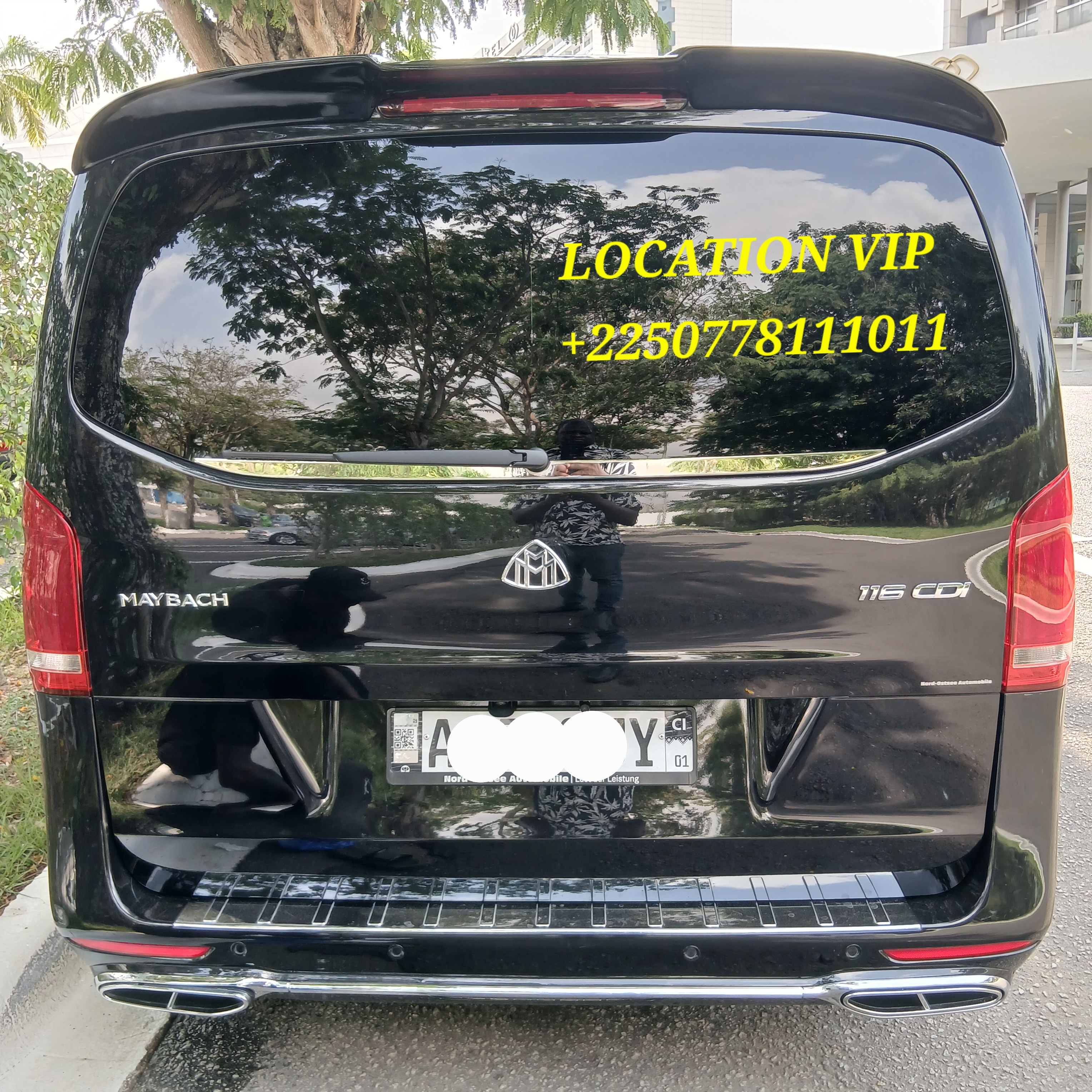 Location van VIP Abidjan - location Mercedes V-Class Abidjan