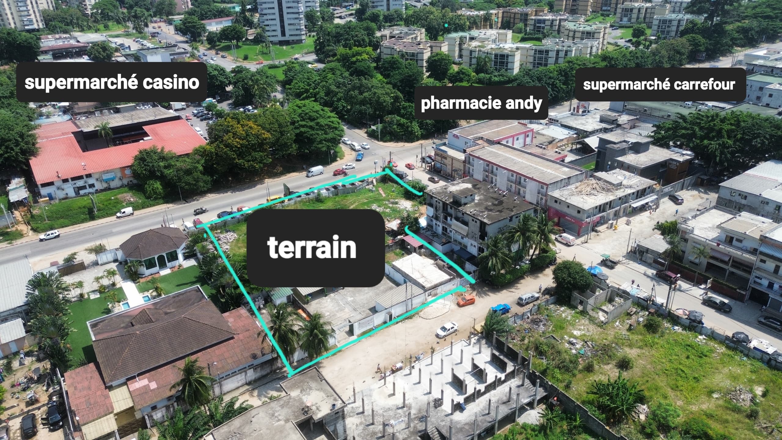 Terrain commercial recherche partenariat construction