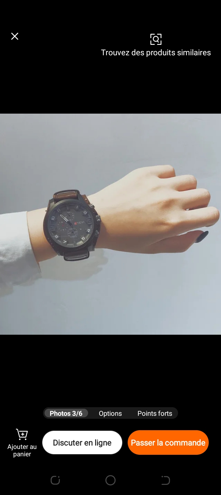 Montre Élégante Curren Pour homme & femme Montre Élégante Curren Pour homme & femme