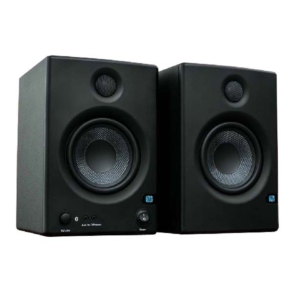 PreSonus Eris 5BT Bluetooth Studio Monitors, Pair — 5.25" Inch Powered Bookshelf Speakers.