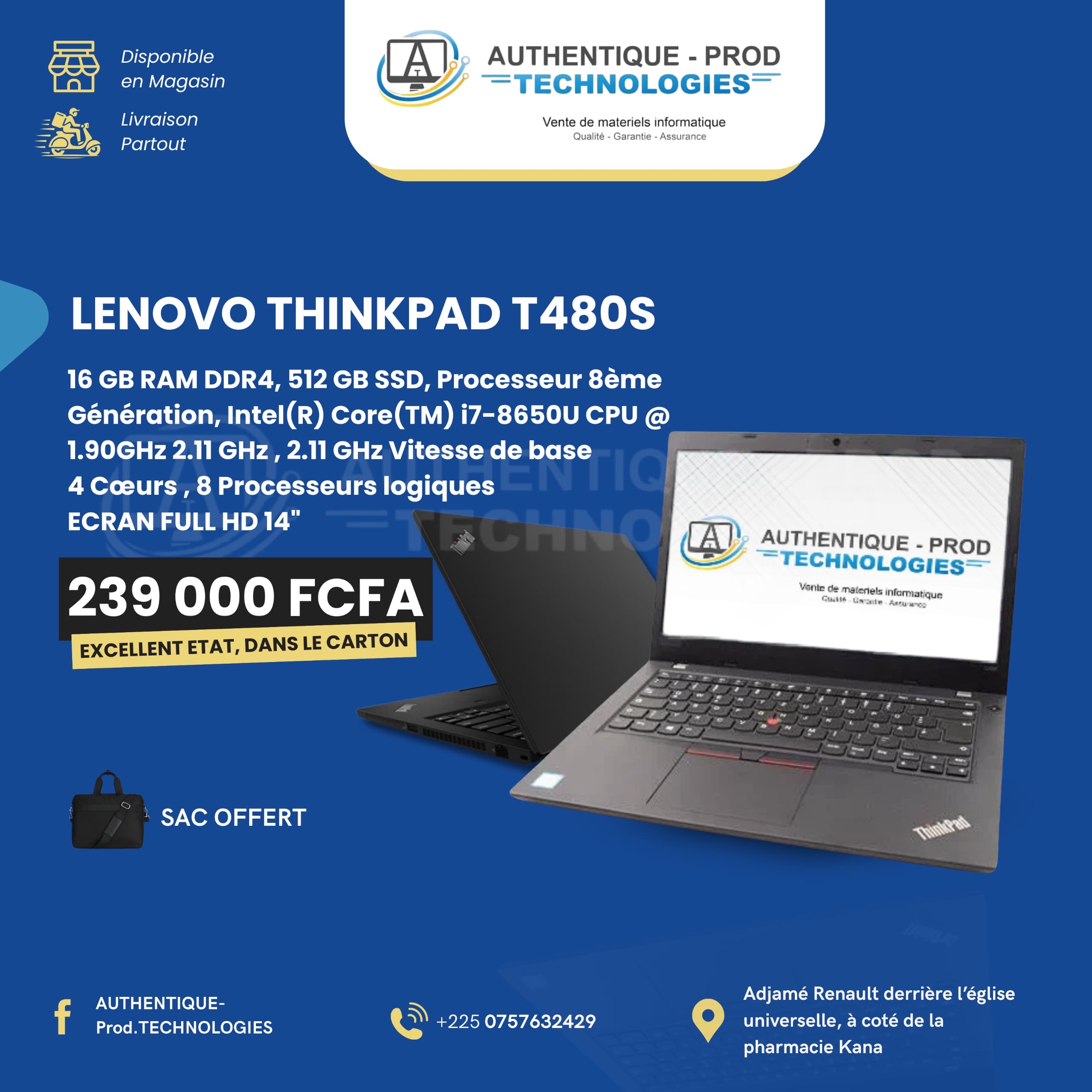 LENOVO THINKPAD T480s