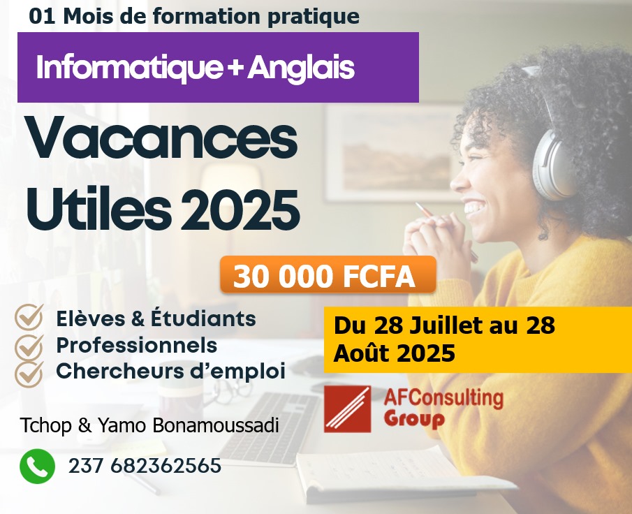 VACANCES UTILES 2025