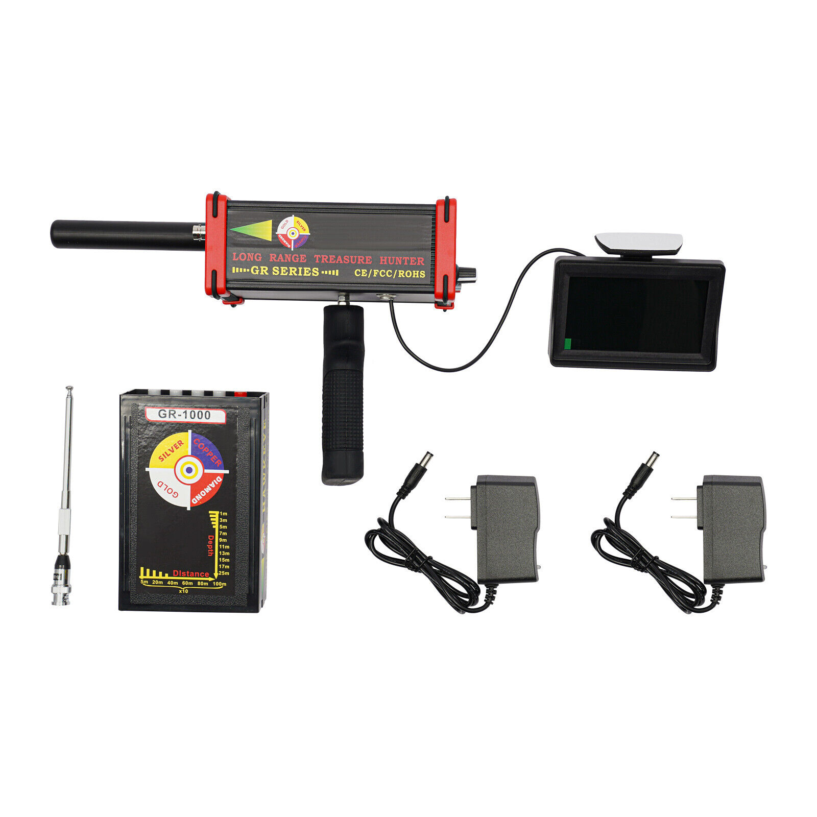 Long Range Gold Metal Detector Treasure Hunter Gold Finder Handheld 1000M+Screen Long Range Gold Metal Detector Treasure Hunter Gold Finder Handheld 1000M+Screen