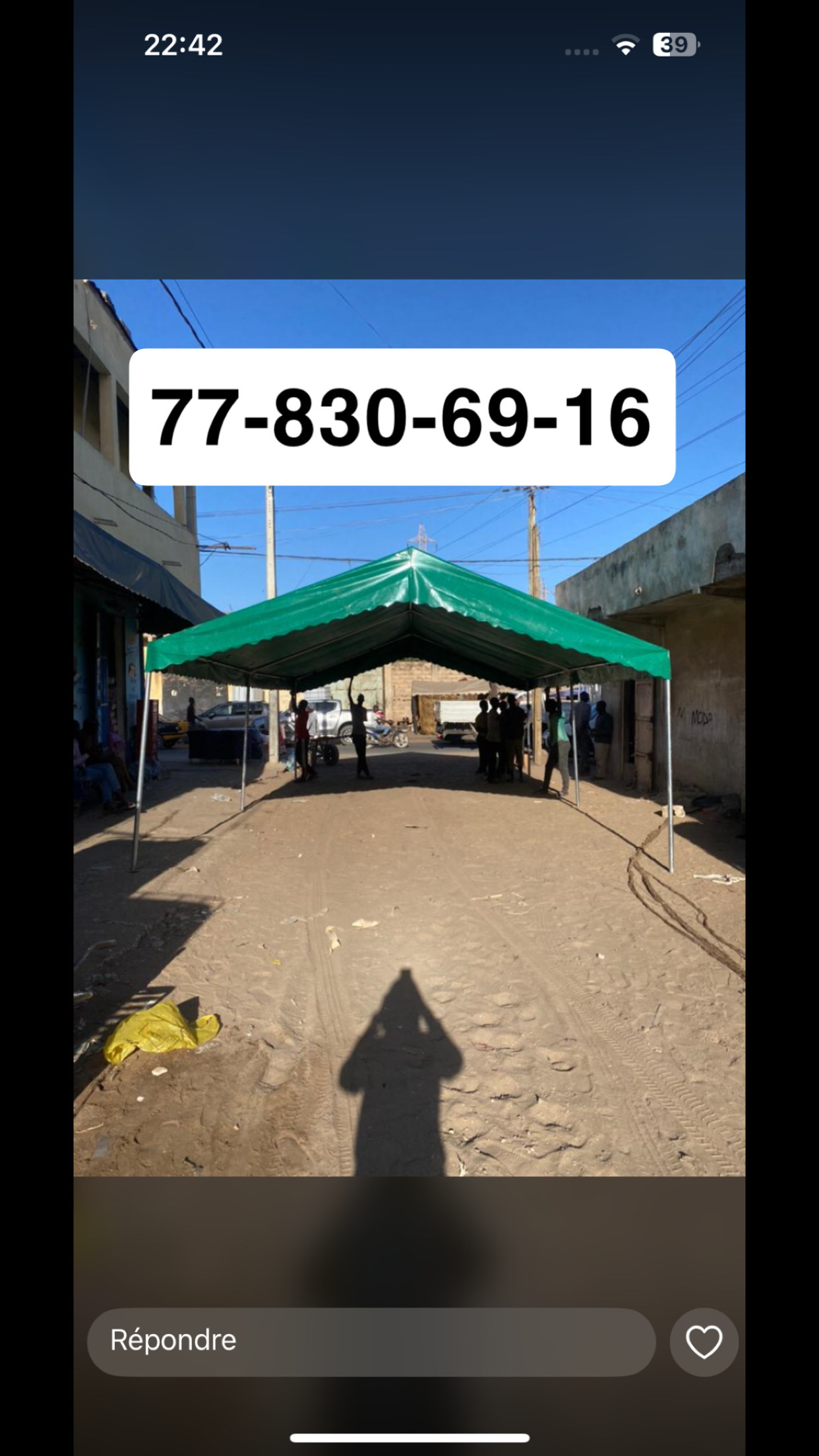 des baches à vendre